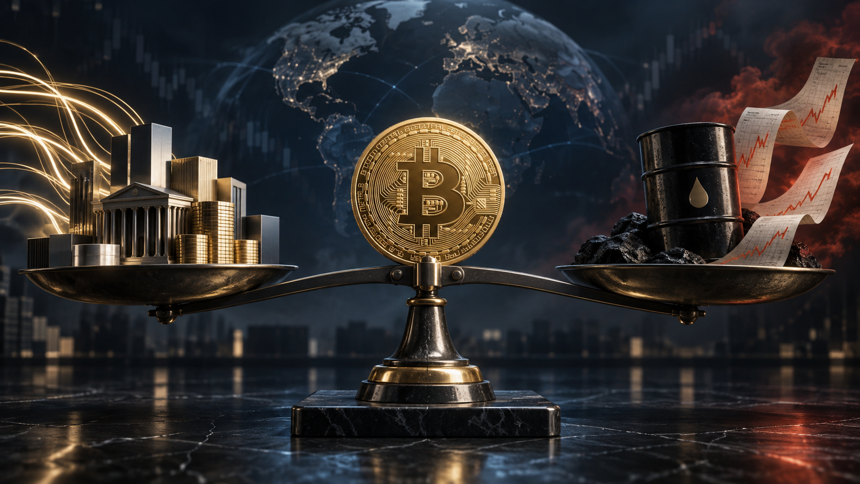 Bitcoin balanced between institutional capital demand and pressure from oil and rising bond yields